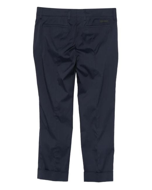 Prada Blue Cuffed Pants