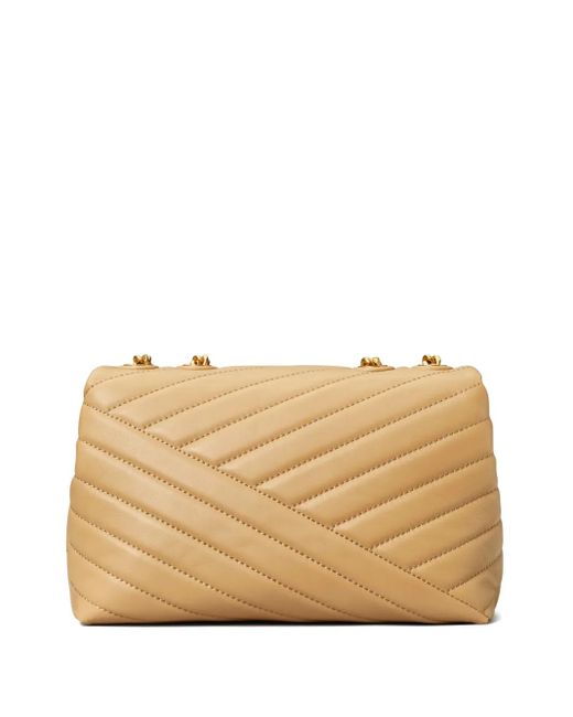 Tory Burch Natural Kira Small Leather Shoulder Bag