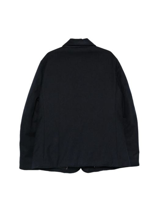 Kiton Blue Button-Fastening Flap-Pockets Jacket for men