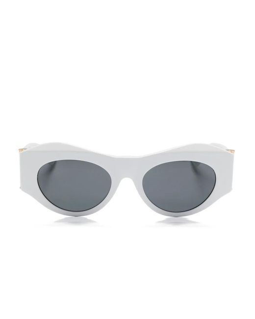 Versace Gray Cat Eye-Frame Sunglasses