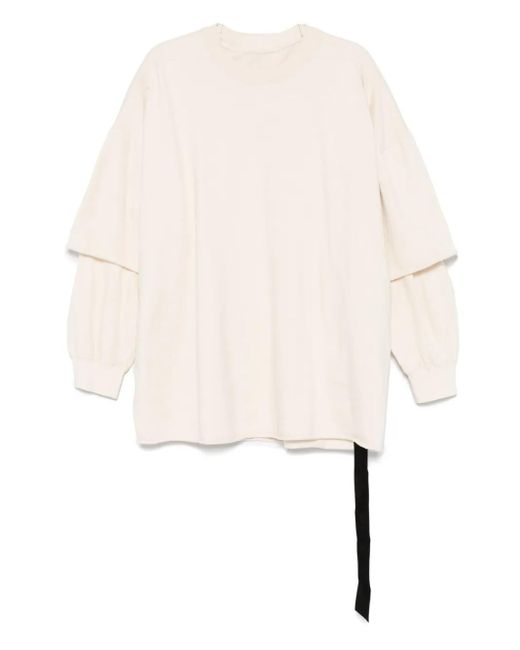 Rick Owens Natural Tommy Hustler T-Shirt for men