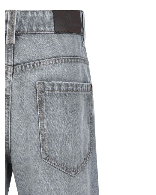 Brunello Cucinelli ファイブポケット ジーンズ Gray