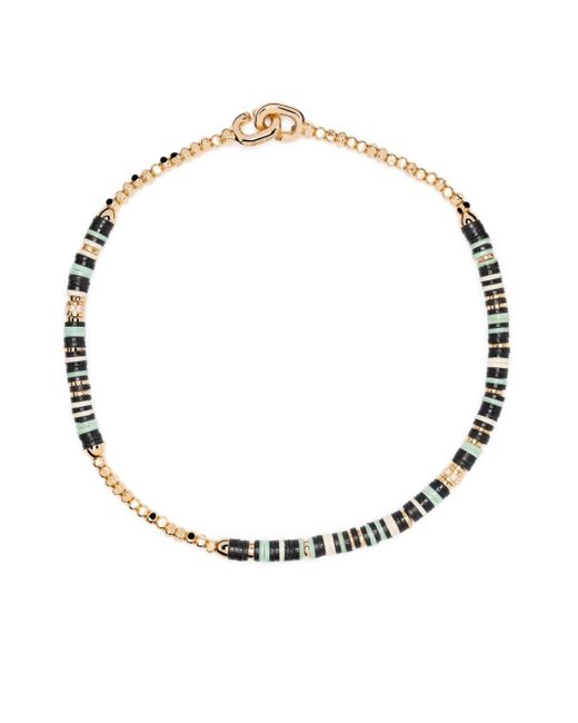 MAOR 18kt Gelbgoldarmband mit Amazonit-Perlen in Metallic für Herren