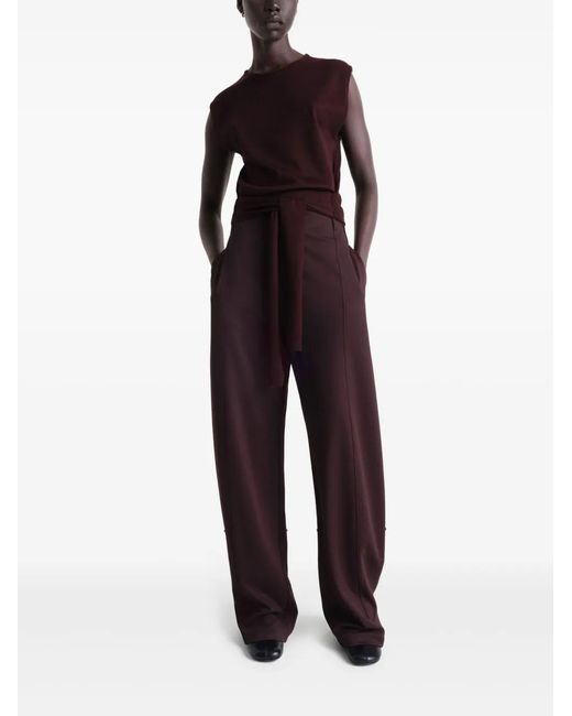 Lemaire Purple Drop-Crotch Pants