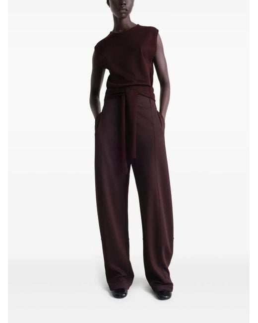 Lemaire Purple Drop-Crotch Pants