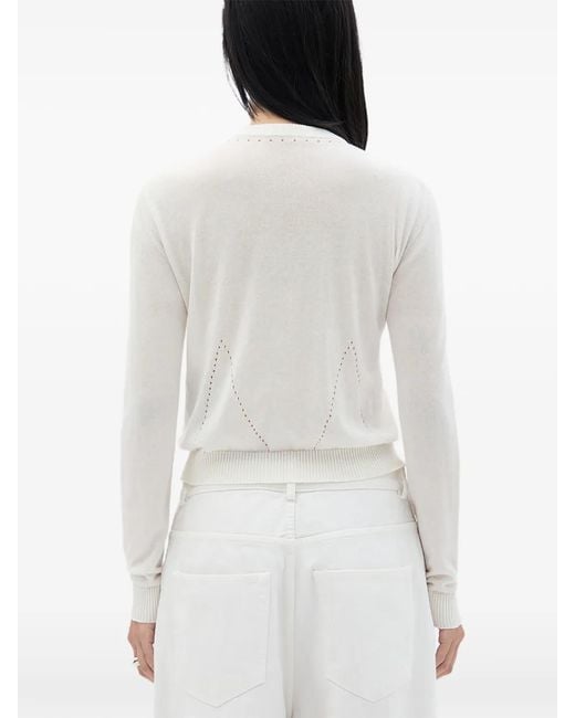 Ann Demeulemeester White Bjel Button-Up Cardigan