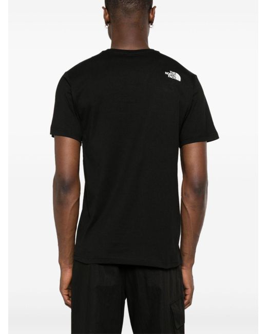 The North Face Black Logo-print Cotton T-shirt for men