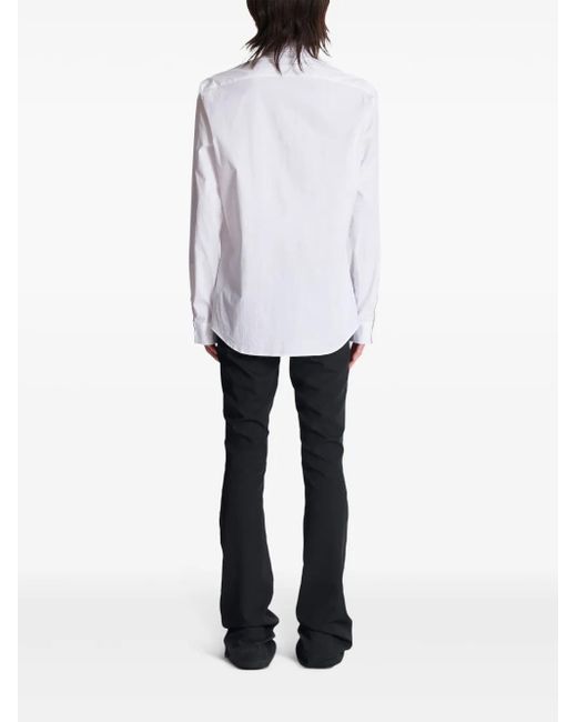 Balmain White Formal Shirts for men