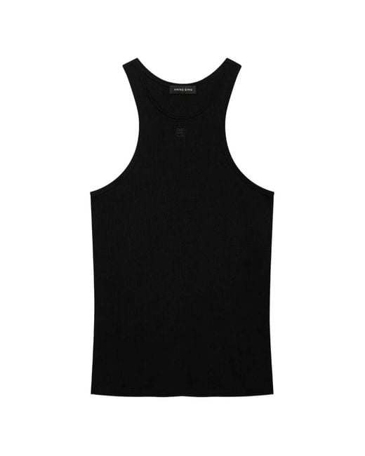 Anine Bing Black Cole Tank
