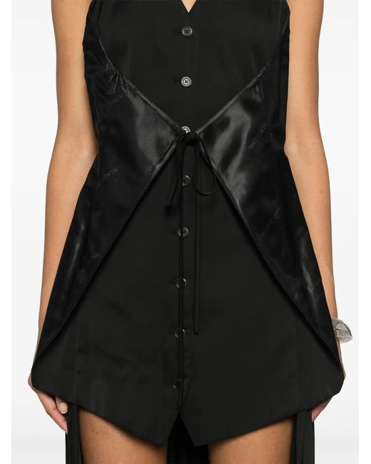 Helmut Lang Black Halter Vest Drs.Roun Clothing
