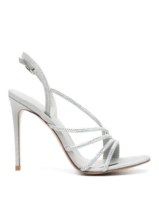 Le Silla White Scarlet Slingback Sandals