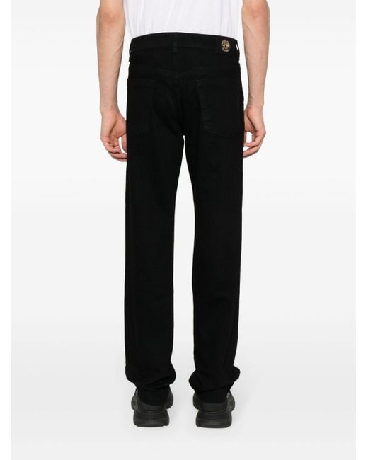 Versace Straight Jeans in het Black voor heren