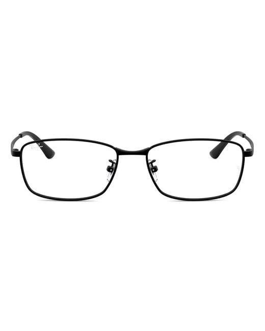 Ray-Ban Brown Brille Mit Eckigem Gestell