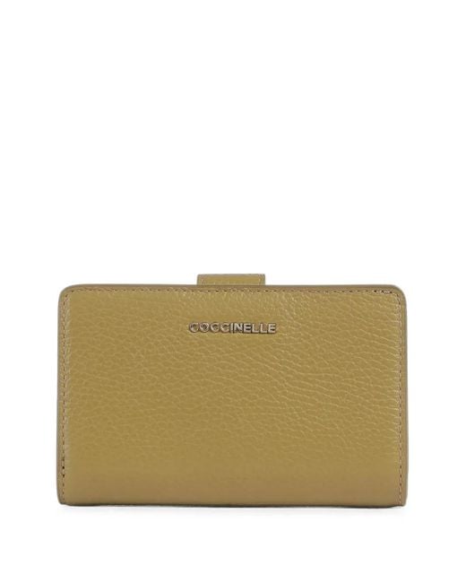 Coccinelle Natural Logo-Detail Leather Wallet