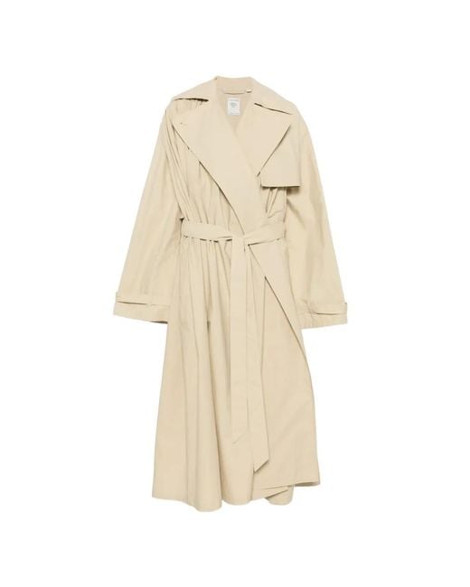 Calvin Klein White Mireille Belted Trench Coat
