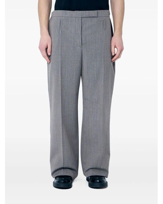 Prada Geplooide Broek in het Gray