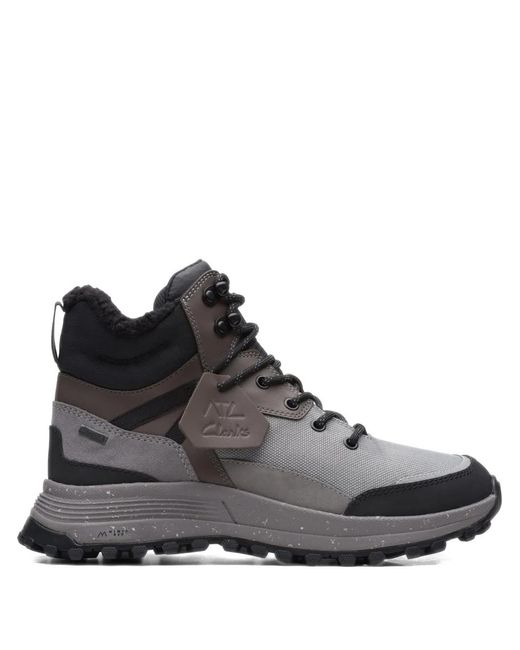 Clarks Brown Logo-Plaque Sneakers