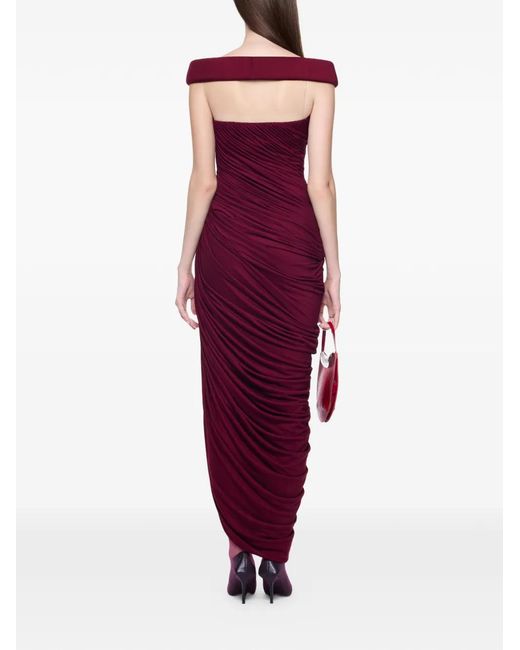 Chats by C.Dam Purple Indira Midi Dress