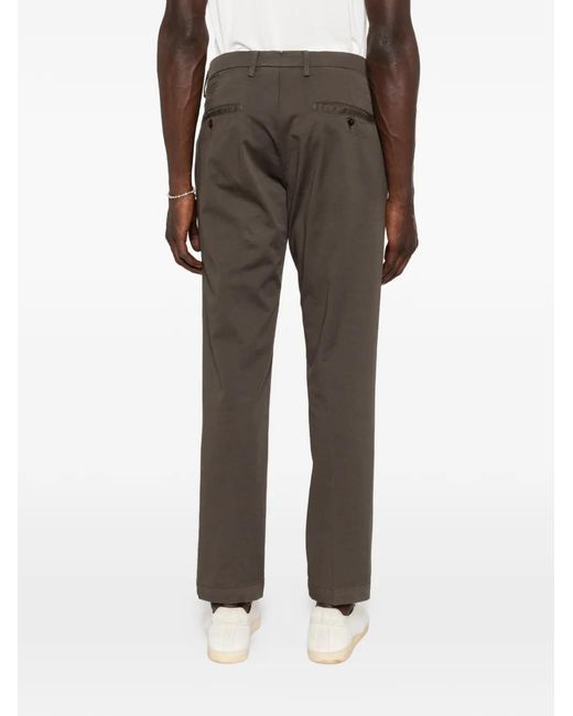VELA SHOP Gray Pleated Chinos for men