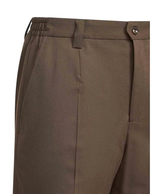 D4.0 Brown Pressed Trousers for men