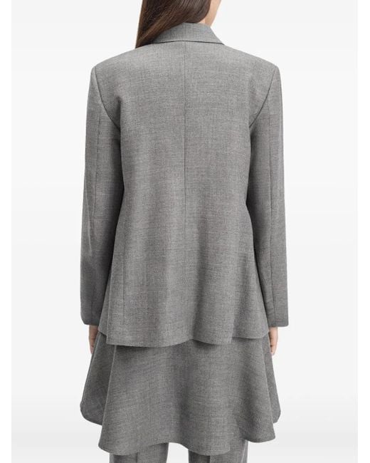 Blazer À Fermeture Asymétrique BITE STUDIOS en coloris Gray