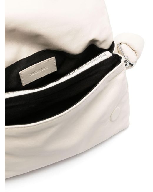 Zadig & Voltaire White Rocky Eternal Leather Shoulder Bag