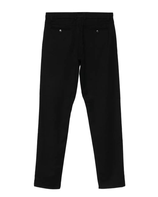 Canali Black Drawstring Trousers for men