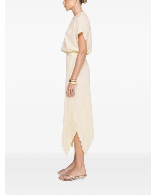 Nissa Natural Short-Sleeve Top