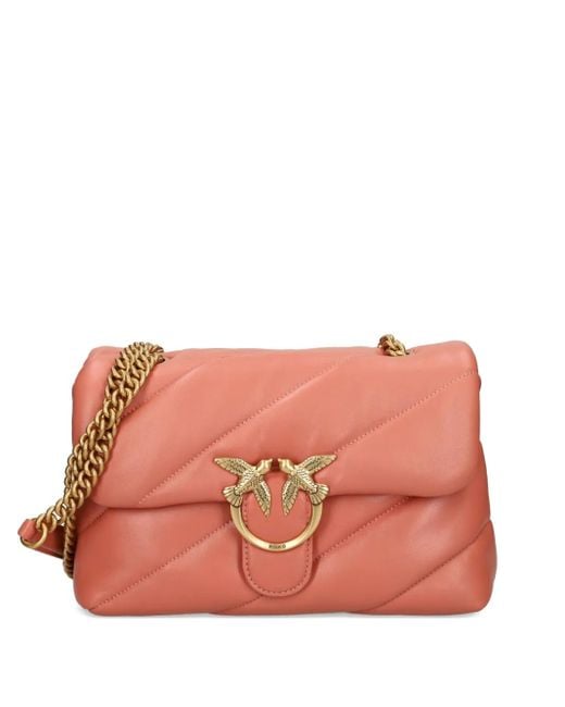 Bolso acolchado con correa de cadena Pinko de color Pink