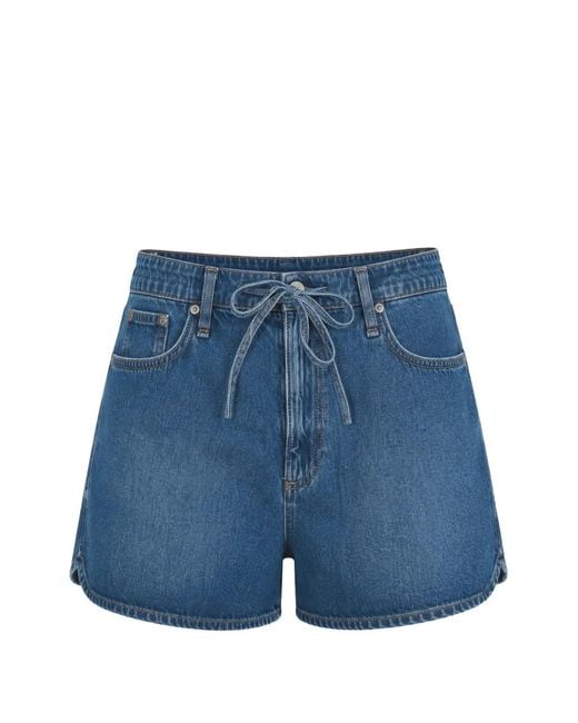 Rag & Bone Blue Nolan Denim Shorts