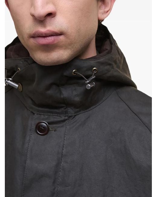 Barbour Gray Endurance Mountain Hooded Jacket for men