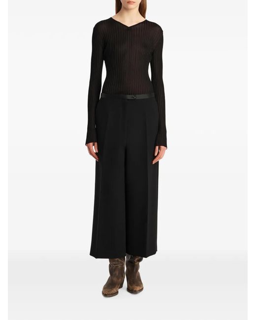 Khaite Black "Marcus" Pant