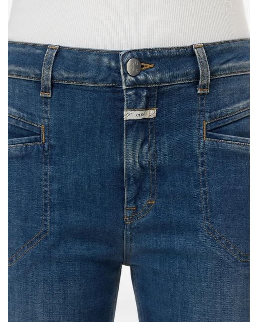 Closed Blue Mira-X Pocket Trousers