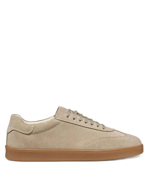 Geox Brown Regio Suede Lace-Up Sneakers for men