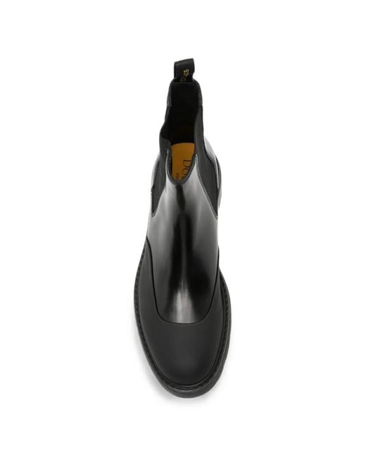Doucal's Black Merlin Chelsea Boots for men
