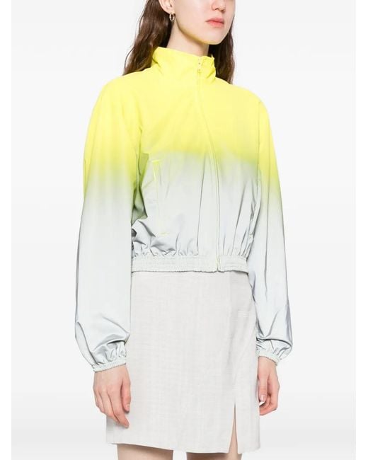 Alexander Wang Yellow Reflective Track Jacket