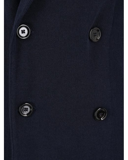 Lardini Blue Double-Breasted Dinner Jacket for men
