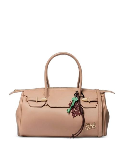 Secret Pon-pon Natural Alexandra M Shoulder Bag