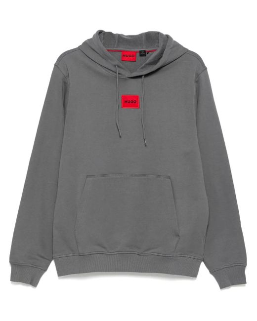 HUGO Gray Daratschi 214 Hoodie for men