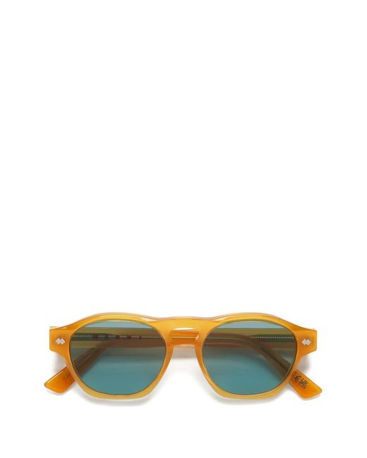 Marni Green X Retrosuperfuture Lunettes De Soleil Yunari À Monture Ronde