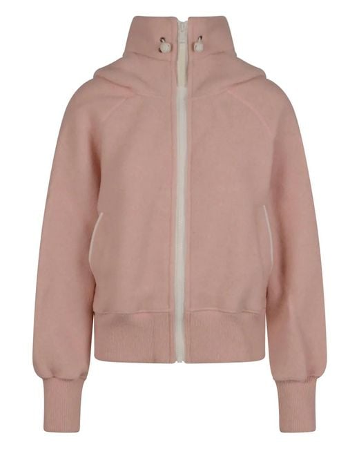 Canada Goose Pink Hooded Zip-Fastening Jacket