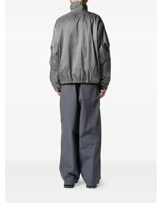 Yoshio Kubo Gray Cut-Out Panelled Jacket