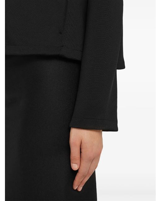 Jil Sander Black Zip-Up Shirt Jacket