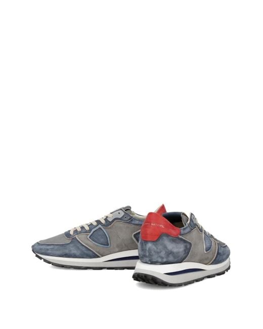 メンズ Philippe Model パネル スニーカー Gray