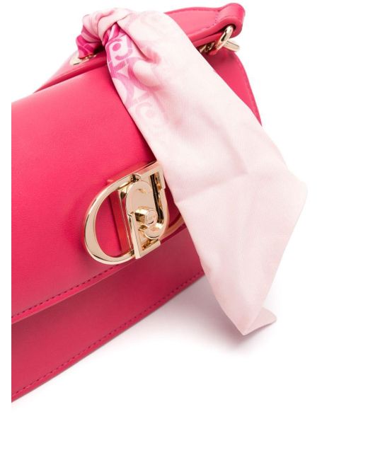 Liu Jo Pink Logo-plaque Shoulder Bag