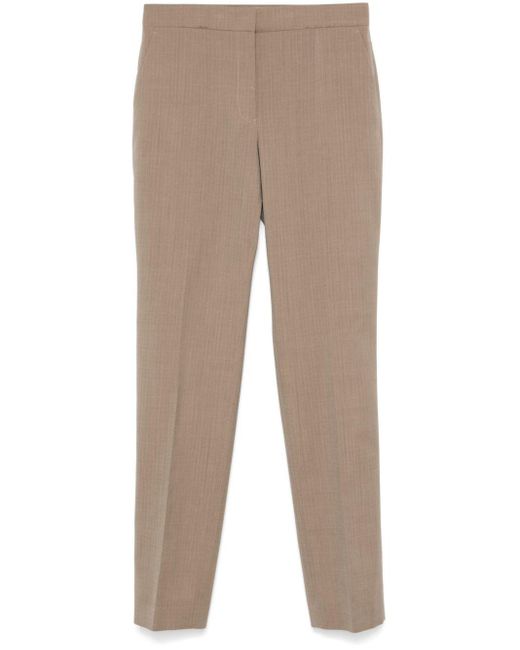 Jil Sander Natural Wool Ripstop Trousers