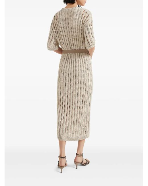 Brunello Cucinelli ニットドレス Natural