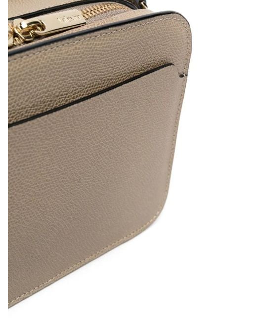 Valextra Gray Umhängetasche Aus Leder
