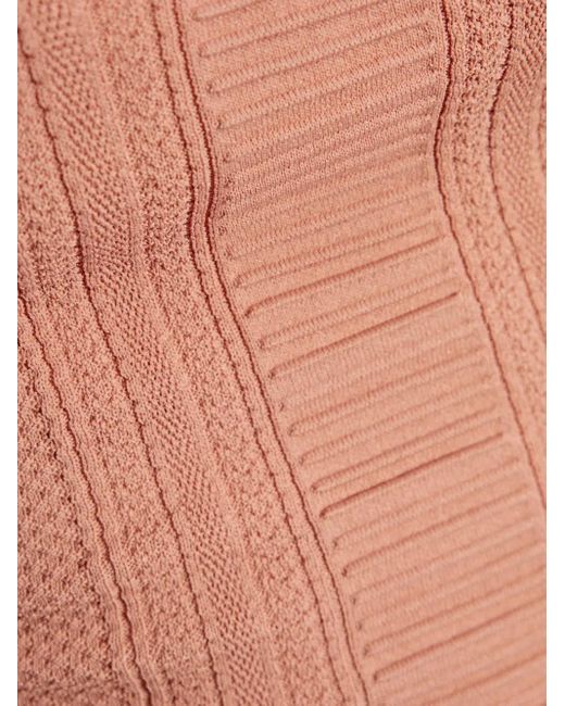 Robe Mi-Longue À Découpes DSquared² en coloris Pink