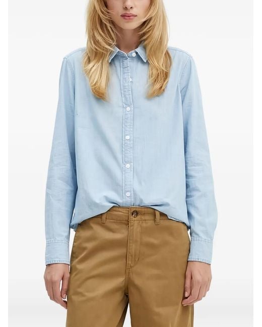 Levi's Blue Chemise À Boutonnière Devant